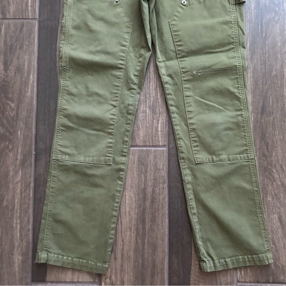Veronica Beard Lynne Cargo High Rise Pants in Palm Green Sz 28 - Picture 6 of 12